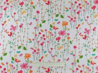 Fabric by the Metre - 921 Flowers - Pink